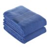 Cotton beach towel with polyester band printable for sublimation