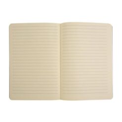 Cardoard notebook with ivory paper.