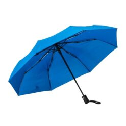 Mini umbrella with opening/closing pushbutton, in plain colour pongee