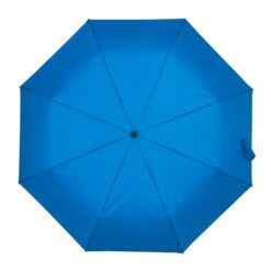 Mini umbrella with opening/closing pushbutton, in plain colour pongee