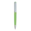 Plastic twist pen with rubberised coloured grip