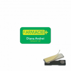 Ecuson Printat, material acrilic - sistem prindere magnet