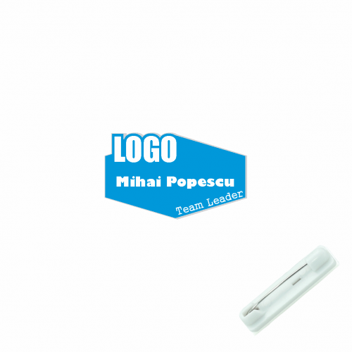 Ecuson Gravat, material acrilic - sistem prindere ac Ecuson Gravat, material acrilic - sistem prindere ac