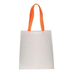 Heat-sealed 70 g/m2 non-woven fabric shopping bag, long handles