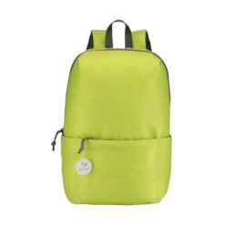 PVC-free polyester 4 pockets backpack with four pockets, adjustable shoulder straps