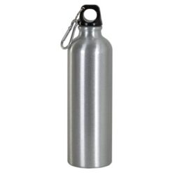 Aluminum bottle with carabiner. 750ml, no box