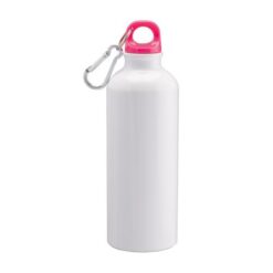 Aluminium sport bottle (500 ml) with carabiner