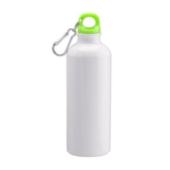 Aluminium sport bottle (500 ml) with carabiner