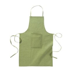 Long apron 100 % recycled cotton, with front pocket Long apron 100 % recycled cotton, with front pocket