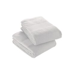 100% cotton (300 g/m2) terry towel with polyester white band 30 X 50 cm