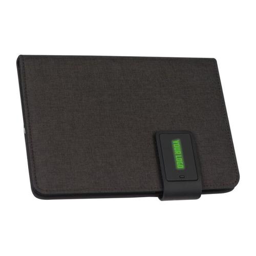 DIN A5 notebook with integrated LED light and powe DIN A5 notebook with integrated LED light and powe