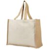 Varai 320 g/m² canvas and jute shopping tote bag 23L Varai 320 g/m² canvas and jute shopping tote bag 23L