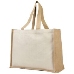 Varai 320 g/m² canvas and jute shopping tote bag 23L Varai 320 g/m² canvas and jute shopping tote bag 23L