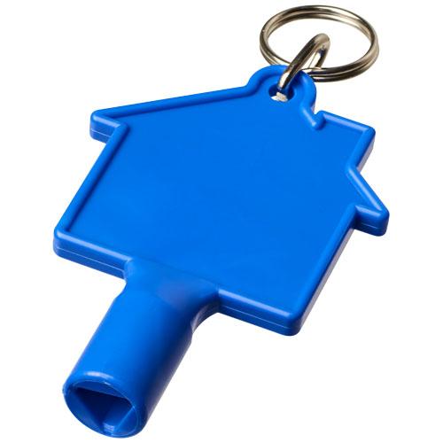 Maximilian house-shaped utility key with keychain Maximilian house-shaped utility key with keychain