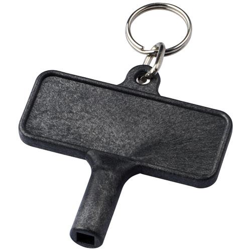 Largo plastic radiator key with keychain Largo plastic radiator key with keychain