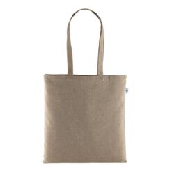 Recycled cotton shopping bag 190 g/m2, long handles, 38 x 42 cm