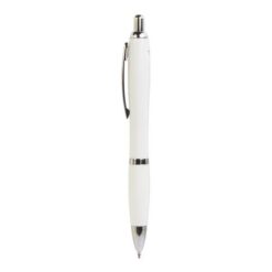 ABS plastic ballpen with antibacterial barrel. Metal clip. ISO 22196.
