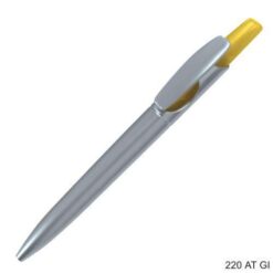 220AT Pix Stilus din plastic, corp gri metalizat, parti color