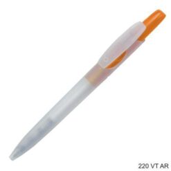 220VT Pix Stilus din plastic, corp alb sablat, parti color