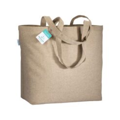190 g/m2 recycled cotton shopping bag with long handles and gusset 190 g/m2 recycled cotton shopping bag with long handles and gusset