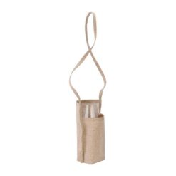 Tasting glass holder in recycled cotton 150g/m2, with 90 cm string.