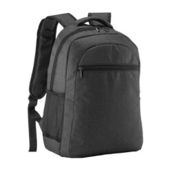 Laptop backpack (15'')in polyester with melange effect Laptop backpack (15'')in polyester with melange effect