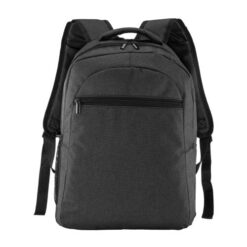 Laptop backpack (15'')in polyester with melange effect