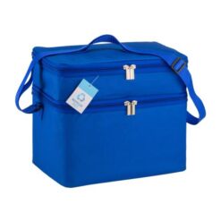 R-pet cooler bag with silver interior R-pet cooler bag with silver interior
