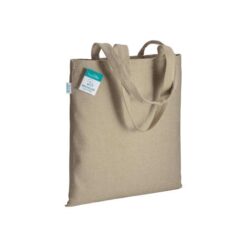 280g/m2 recycled cotton shopping bag, long handles