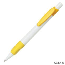 240BC Pix Stilus din plastic, corp alb, parti color