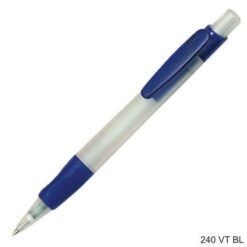 240VT Pix Stilus din plastic, corp alb sablat, parti color transparent