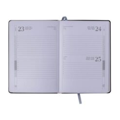 Daily diary 2024 with flexible PU cover - Box on request Art. 23799