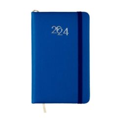 Weekly pocket diary 2024 with flexible PU cover,with elastic - Box on request Art. 23794