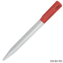 330BC  Pix Stilus din plastic, alb parti colorate