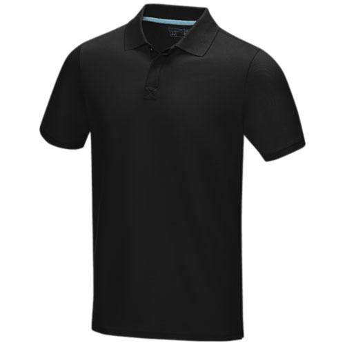 Graphite short sleeve men’s GOTS organic polo Graphite short sleeve men’s GOTS organic polo