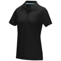 Graphite short sleeve women’s GOTS organic polo Graphite short sleeve women’s GOTS organic polo