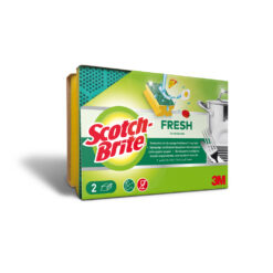 Burete Scotch-Brite Fresh Murdarie Persistenta 2 bucati/set, rezistent, durabil, usor de utilizat