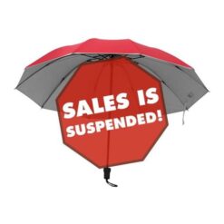 Umbrella with silver inside