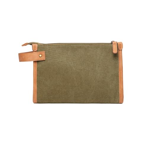 VINGA Bosler GRS recycled canvas toiletry bag VINGA Bosler GRS recycled canvas toiletry bag