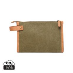 VINGA Bosler GRS recycled canvas toiletry bag VINGA Bosler GRS recycled canvas toiletry bag