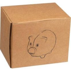 Transparent piggy bank
