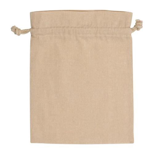 Medium drawstring bag made from recycled cotton Medium drawstring bag made from recycled cotton