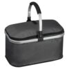 Shopping basket with cooling compartment Shopping basket with cooling compartment