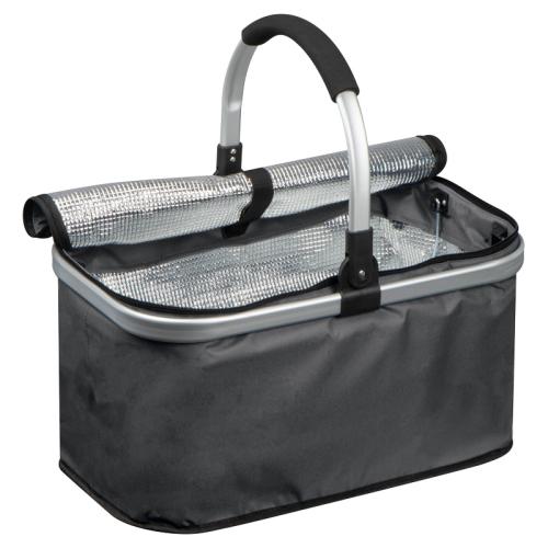 Shopping basket with cooling compartment Shopping basket with cooling compartment