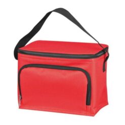 210D polyester cooler bag with front compartment