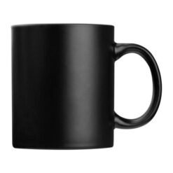Black mug with colored inside