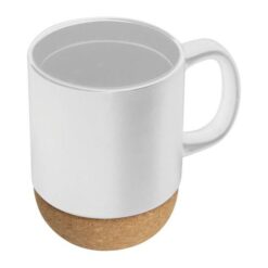 Ceramic mug with cork ground Ceramic mug with cork ground
