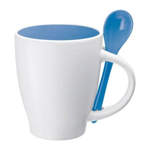 Ceramic cup with a spoon Ceramic cup with a spoon