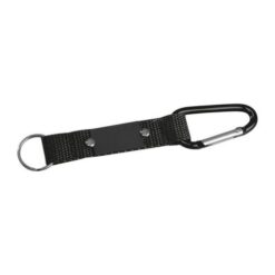 Keyring pendant with carabiner and metal plate Keyring pendant with carabiner and metal plate