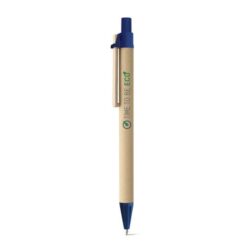 NAIROBI. Kraft paper ball pen with clip